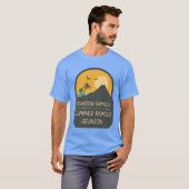 Zonnebakpalmboom voor gezinshereniging t-shirt (Voorkant volledig)