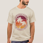 Zonnebakpalmboom voor gezinshereniging t-shirt (Voorkant)