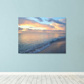 Zonnebakreflecties op de fotografische foto van wa canvas afdruk (Insitu (Houten vloer))