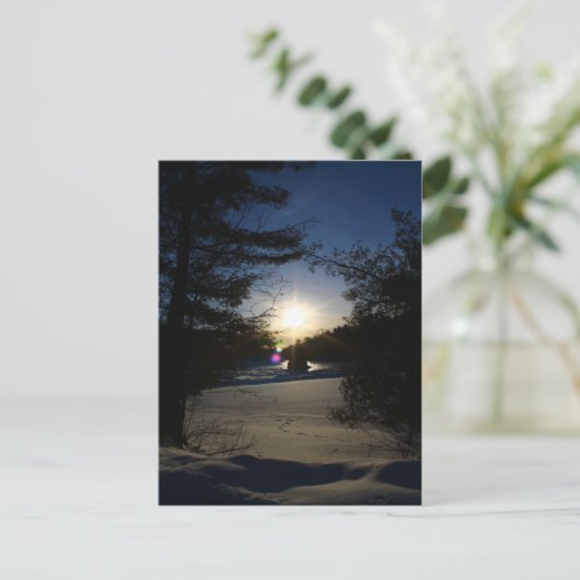 Zonnebalken en dagdromen briefkaart (Staand voorkant)