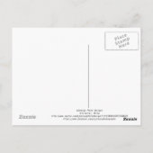 Zonnebalken en dagdromen briefkaart (Achterkant)