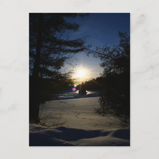 Zonnebalken en dagdromen briefkaart (Voorkant)