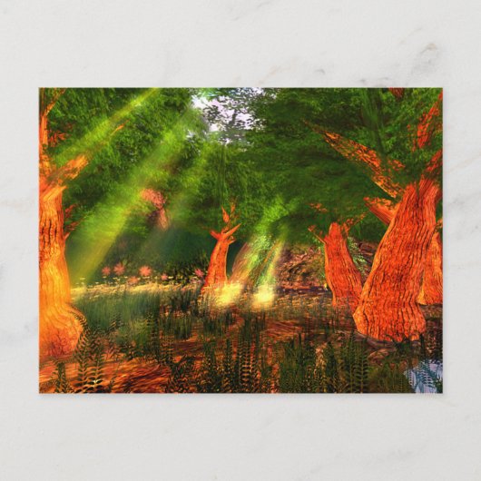 Zonnebalken van Briefkaart van de harmonische poëz (Voorkant)