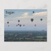 zonneballonnen van bagan briefkaart (Voorkant)