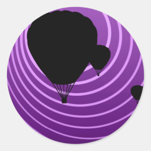zonneballonvaren ronde sticker