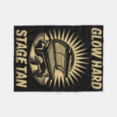 Zonnebank gloed harde concurrenten Fitness Fans Ta Fleece Deken (Voorkant (Horizontaal))