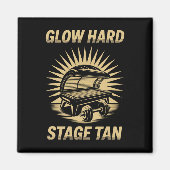 Zonnebank gloed harde concurrenten Fitness Fans Ta Magneet (Voorkant)