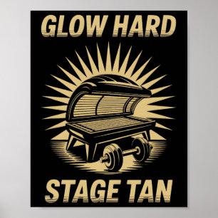 Zonnebank gloed harde concurrenten Fitness Fans Ta Poster
