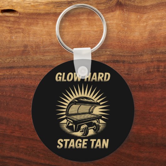 Zonnebank gloed harde concurrenten Fitness Fans Ta Sleutelhanger (Voorkant)