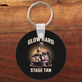 Zonnebank gloed harde concurrenten Fitness Fans Ta Sleutelhanger (Voorkant)