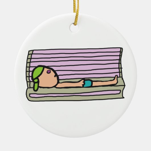 Zonnebank Keramisch Ornament (Voorkant)