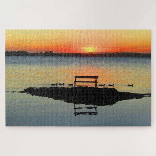 zonnebank legpuzzel (Horizontaal)