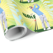 Zonnebarstend verpakkingspapier. cadeaupapier (Rol Hoek)