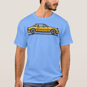 Zonnebarstgele miata t-shirt