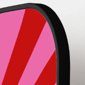 Zonnebarstrood, warm roze S Pickleball Paddle (Links Detail)