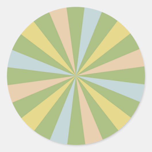 Zonnebarstse Sticker uit de midden van de eeuw: R (Voorkant)