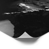 Zonnebedekking berg poster (Hoek)