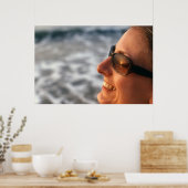 Zonnebeelden in zonnebrillen in Gambia Poster (Keuken)