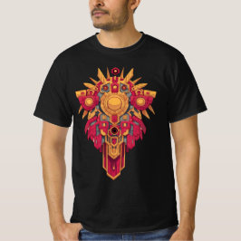 Zonnebeschermer embleem stralingssymmetrie t-shirt