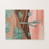 Zonnebestendige Arizona-woestijn en Cactus-landsch Legpuzzel (Horizontaal)