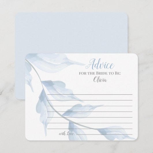Zonneblauw advies voor de bruid (Voorkant / Achterkant)