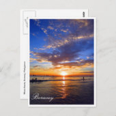 zonneblauw briefkaart (Voorkant / Achterkant)