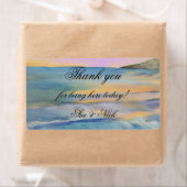 zonneblauw dank je wel etiket (Insitu)