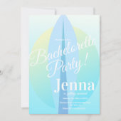 Zonneblauw vrijgezellenfeesten strand kaart (Voorkant)