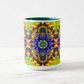 Zonneblauwe Mandala Mok (Midden)