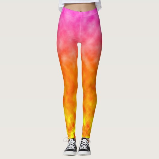 Zonnebloei Leggings (Voorkant)