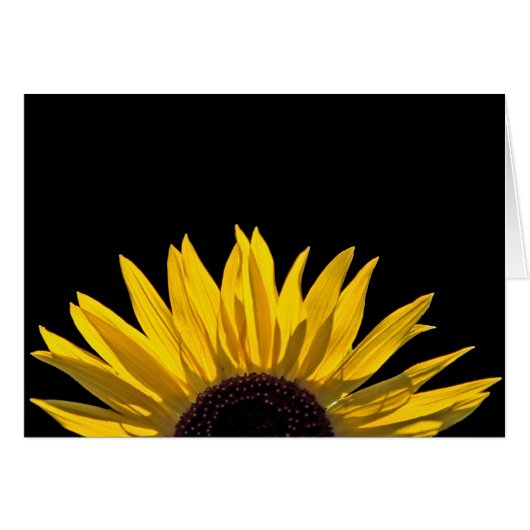 Zonnebloeiende Kaart (Voorkant Horizontaal)