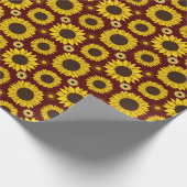 Zonnebloem 03.b DRed BG Cadeaupapier (Hoek)