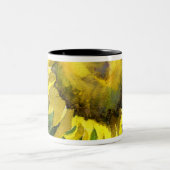 Zonnebloem 04 Waterverf Mok schilderen (Center)