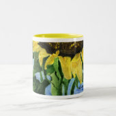 Zonnebloem 08a Waterverf Mok schilderen (Center)