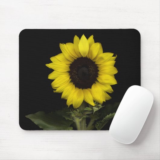 Zonnebloem 11 muismat (Met muis)