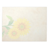 Zonnebloem - 11 x 8,5 inch Notitieblok voor 40 vel (Voorkant)