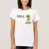 Zonnebloem 1963 t-shirt (Voorkant)