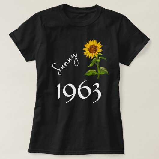 Zonnebloem 1963 t-shirt (Design voorkant)
