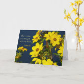 "Zonnebloem 1." ScriptWenskaart Kaart (Gele Bloem)