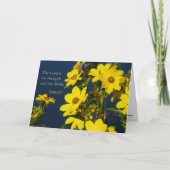 "Zonnebloem 1." ScriptWenskaart Kaart (Voorkant)