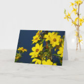 "Zonnebloem 1." Wenskaart Kaart (Gele Bloem)