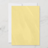 Zonnebloem 1e verjaardag uitnodigingen draaien een (Achterkant)