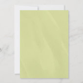 Zonnebloem 1e verjaardag uitnodigingen schattig mo (Achterkant)