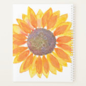 Zonnebloem 2023, speciaal ontworpen planner (Achterkant)