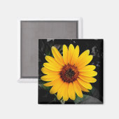 Zonnebloem 2 magneet (Voorkant / Achterkant)