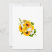 Zonnebloem 30th Summer Birthday Party Kaart (Achterkant)