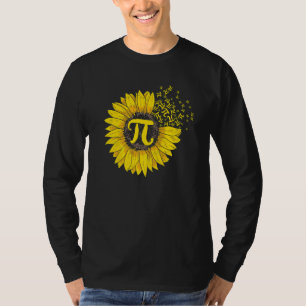 Zonnebloem 3 14 Pi-nummersymbool 100ste dag van sc T-shirt