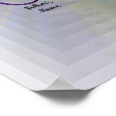 Zonnebloem 3D Ontwerp Grote Ovale Voorouder Foto's Poster (Hoek)