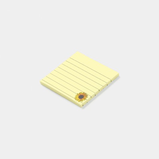 Zonnebloem, 3x3 post-it® notes (Schuin)