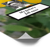 Zonnebloem 4-generatie stamboom foto's poster (Hoek)